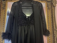Vintage black nylon for sale  SWINDON