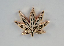 Marijuana leaf lapel for sale  Scituate