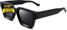 Retro square sunglasses d'occasion  Expédié en France
