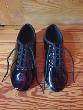 Steppschuhe schwarz lack gebraucht kaufen  Hamburg