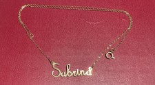 Collier prénom sabrina d'occasion  Cusset