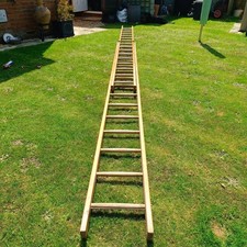 Classic wooden ladder for sale  MELTON CONSTABLE