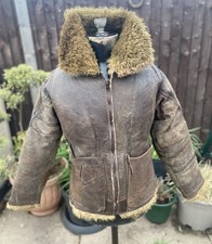 Leather flying jacket for sale  SOLIHULL
