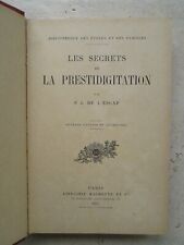 Lescap secrets prestidigitatio d'occasion Lescap secrets prestidigitatio d'occasion  Châtillon-en-Bazois