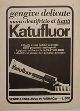 Pubblicità anni katufluor usato  Roma