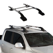 Trilhos laterais de rack de teto superior para Nissan Frontier 2005-2021 cabine dupla cinza alumínio 4x comprar usado  Enviando para Brazil
