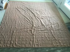 Colcha marrom quente pesada 95" x 88" comprar usado  Enviando para Brazil