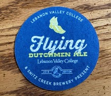 Lebanon PA Microbrewery Beer Coaster Snitz Creek Brewing Lebanon Valley College., usado comprar usado  Enviando para Brazil
