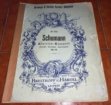 Concerto para piano Schumann op. 54 para piano e orquestra Breitkopf comprar usado  Enviando para Brazil