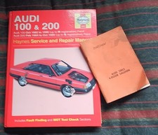 Audi 100 haynes for sale  SAFFRON WALDEN