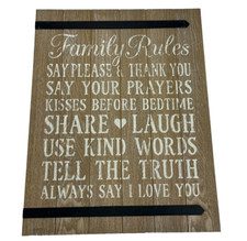 Family rules decorative for sale  Columbia