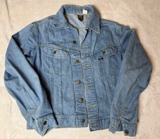 Jaqueta jeans caminhoneiro vintage Lee Riders 153438 feita nos EUA peito 42 ver detalhe comprar usado  Enviando para Brazil