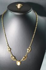 Vintage collier bague d'occasion  Village-Neuf