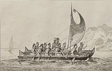 Hawaii USA Canoa Doble Hombres Enmascarados Islas Sandwich 1836 Marino Barco comprar usado Hawaii USA Canoa Doble Hombres Enmascarados Islas Sandwich 1836 Marino Barco comprar usado  Enviando para Brazil