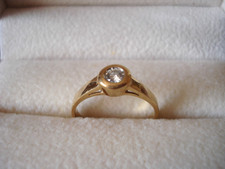Brillant ring 585er gebraucht kaufen  Wesertal