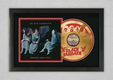 Usado, Tela de vinil Black Sabbath Heaven and Hell corte a laser e gravada comprar usado  Enviando para Brazil