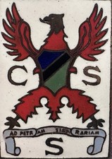 Spilla smaltata sestriere usato  Torino