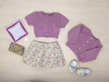 Lote de roupa suéter saia cardigã kit boneca American Girl Kittredge Meet comprar usado  Enviando para Brazil