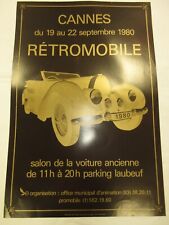 Affiche cannes retromobile d'occasion  Antibes