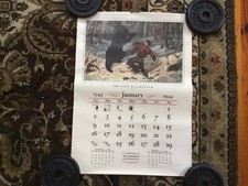 1944 complete calendar for sale  Southern Pines
