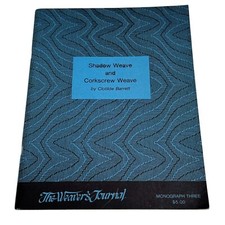 Tecido de sombra e saca-rolhas - Clotilde, livro de tecelagem Barrett comprar usado  Enviando para Brazil