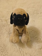 Russ Luv Pets Max Pug de Pelúcia Cachorro Marrom Fawn Floppy Pequeno Pequeno, usado comprar usado  Enviando para Brazil