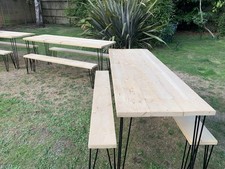 Tables benches hairpin for sale  SOUTHAMPTON