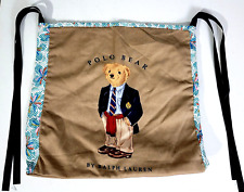 Usado, Bolsa tote Polo Ralph Lauren POLO BEAR de pano dupla face comprar usado  Enviando para Brazil