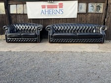 Pair black leather for sale  BOSTON
