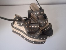 Sandalen keil absatz gebraucht kaufen  Burg-Umland