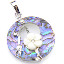 Handmade rainbow abalone d'occasion  Expédié en Belgium
