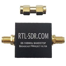 Filtro de parada de banda Broadcast FM (88 - 108 MHz FM Trap) por RTL-SDR Blog comprar usado  Enviando para Brazil