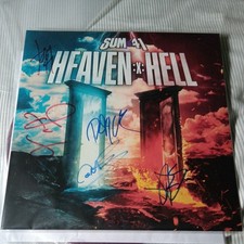 Disco de vinil Heaven and Hell assinado SUM 41 JSA comprar usado  Enviando para Brazil