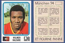 FIGURINA CALCIATORI PANINI MUNCHEN 74 - NUOVO/NEW - N.312 NAZAIRE - HAITI, używany na sprzedaż  Wysyłka do Poland