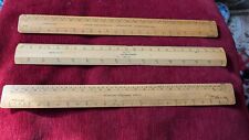 Vintage wooden rulers for sale  LLANELLI