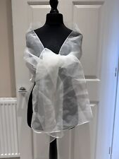 Bridal shawl ivory for sale  BASILDON