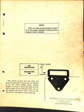Backhoe service manual for sale  Niagara Falls