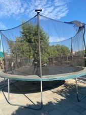 Green black trampoline for sale  Patterson