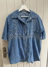 Ladies denim shirt for sale  NUNEATON