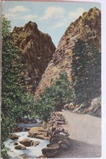 Cartão postal antigo vintage Colorado Springs CO South Cheyenne Canon Hercules Pollars, usado comprar usado  Enviando para Brazil