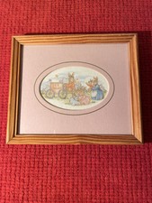 Vintage bunnykins framed for sale  LONDON