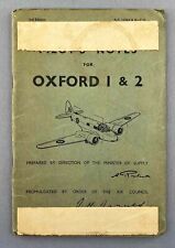Airspeed oxford pilots for sale  BRIGHTON