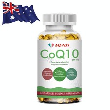 Usado, CoQ 10 Coenzima Q10 300mg 120 Cápsulas Naturais Saúde Cardiovascular do Coração comprar usado  Enviando para Brazil