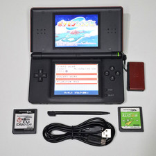 Nintendo DS Lite NDSL Red/Black Console 3 Games Pokemon Ranger Jpn USB Battery comprar usado  Enviando para Brazil