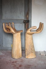 Paire chaises bois d'occasion  Selles-sur-Cher