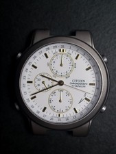Relógio masculino Citizen Citizen cronógrafo quartzo titânio 6850 G81988 comprar usado  Enviando para Brazil