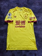 Match worn burnley for sale  ROWLEY REGIS