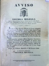 Editto risorgimento 1846 usato  Tavigliano