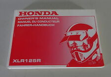 Betriebsanleitung / Owner´s Manual Honda XLR 125 R Stand 1997 comprar usado  Enviando para Brazil