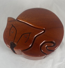 Vintage wooden cat for sale  UXBRIDGE